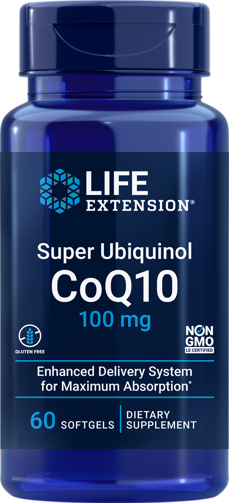 Super Ubiquinol CoQ10, 60 gels